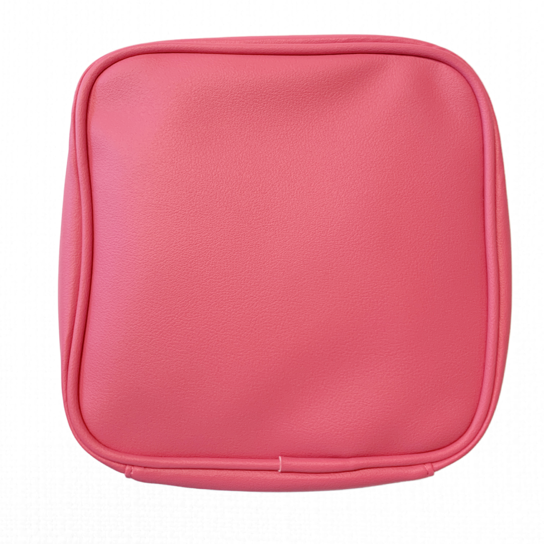 ipsy 6" x 4" Makeup Bag Lot Square Pinky Keen Bag & Blue By You Bag NEW