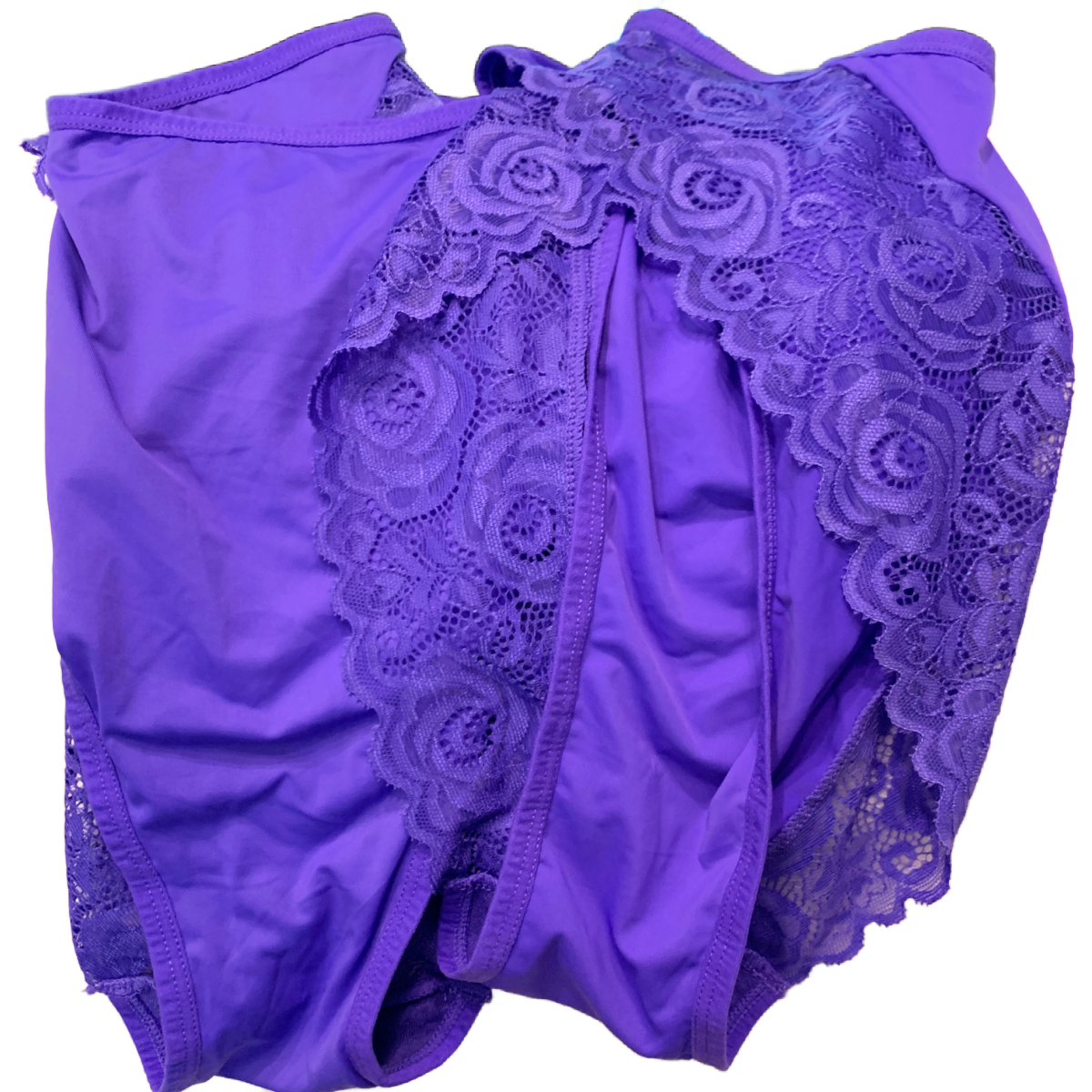 Splendies Bikini Panties Size 4x Lot of 2 New Pairs of Purple Lingerie Underwear