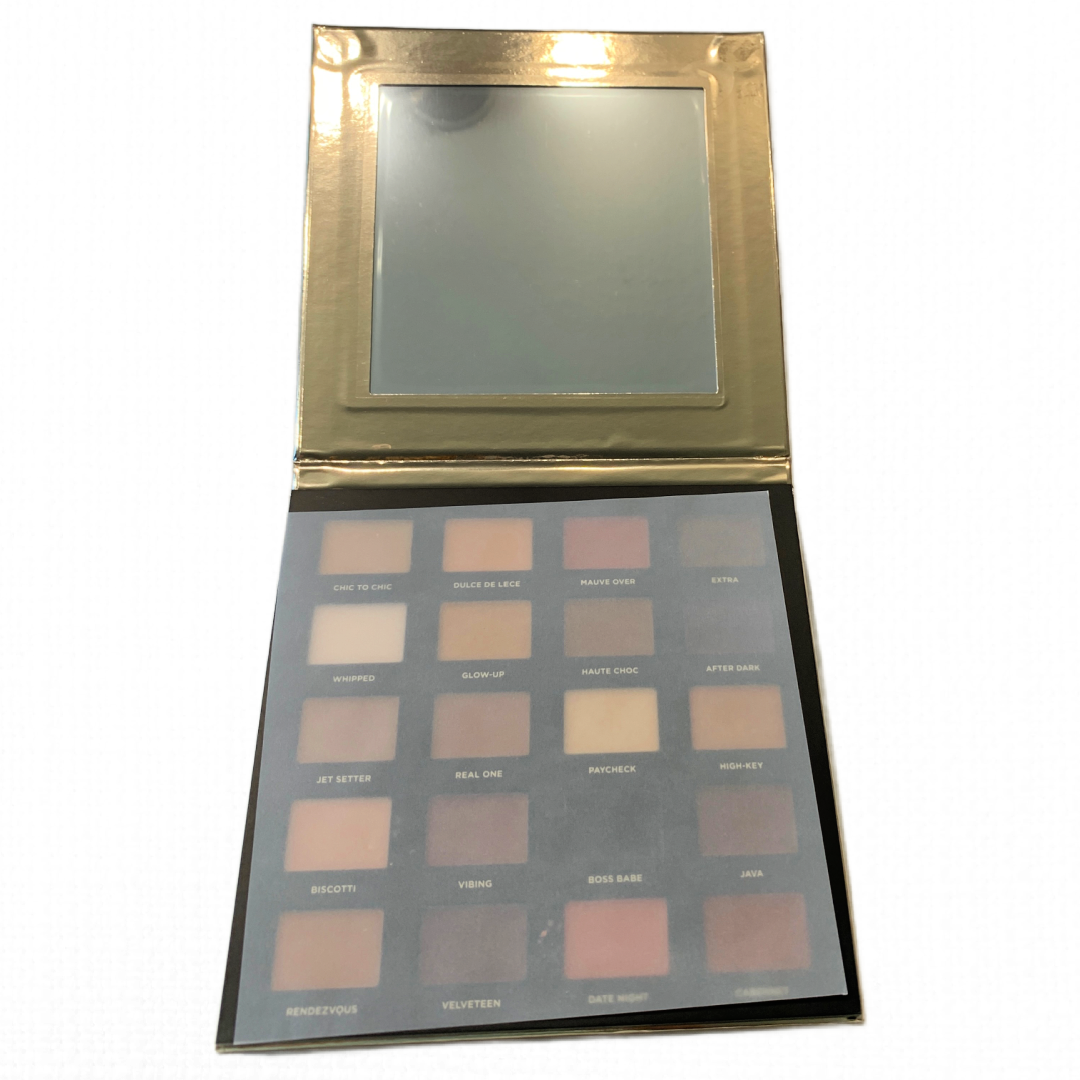 ICONIC LONDON Booming & Gleaming Eyeshadow Palette Full Size 20 Colors NEW
