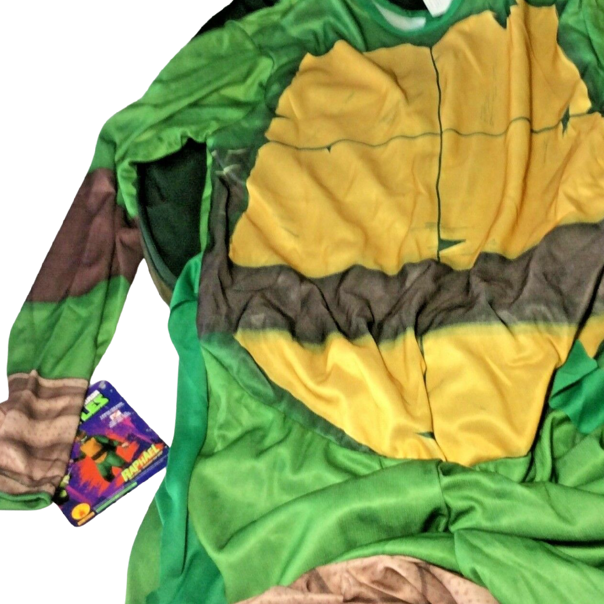 Teenage Ninja Turtles Size L RAPHAEL Costume & Skeleton Sweatshirt Halloween Lot