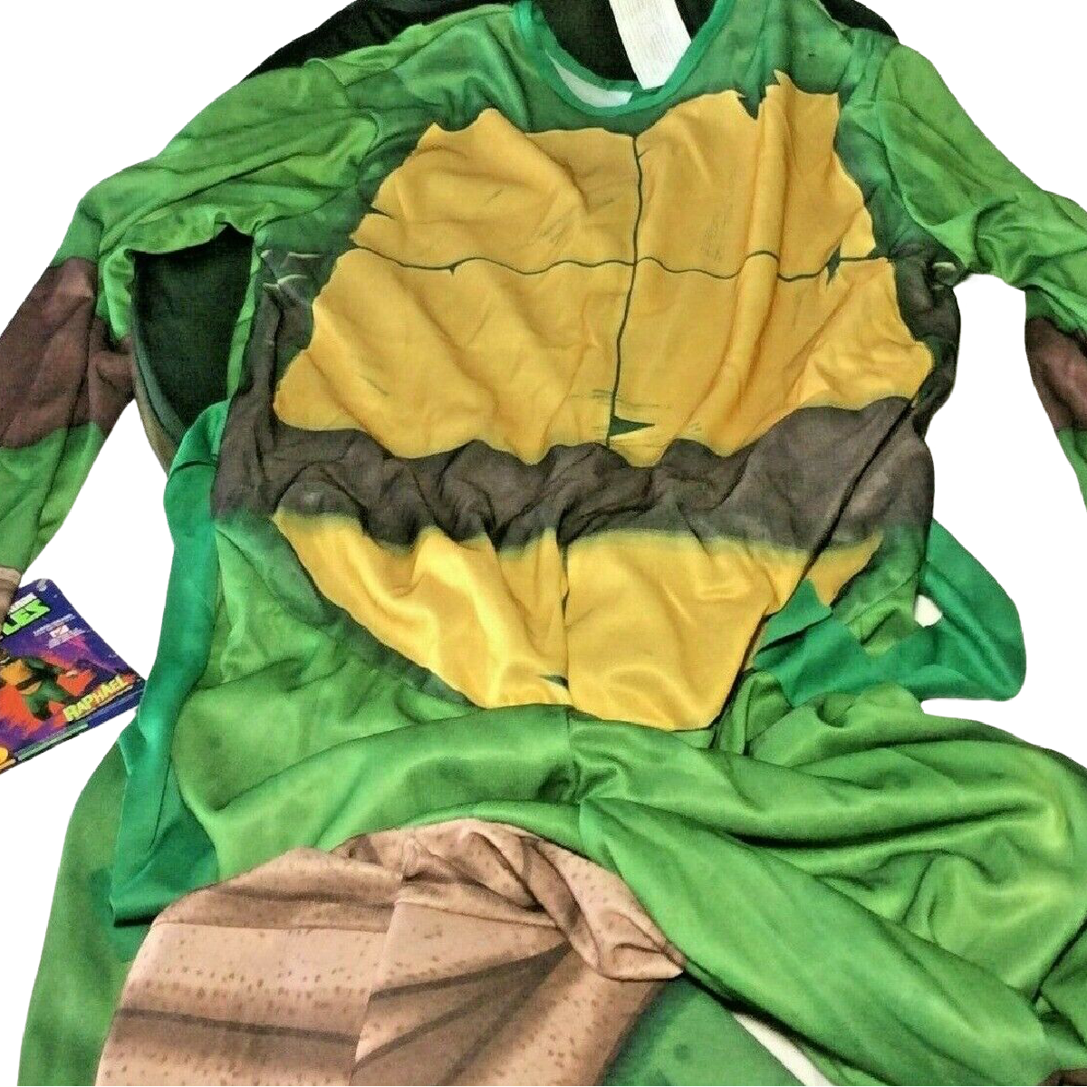 Teenage Ninja Turtles Size L RAPHAEL Costume & Skeleton Sweatshirt Halloween Lot