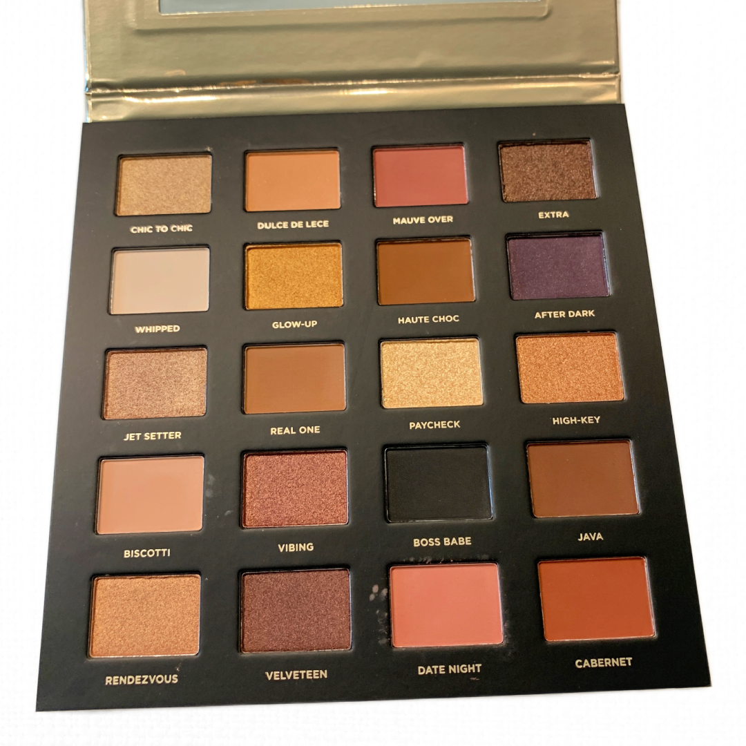 ICONIC LONDON Booming & Gleaming Eyeshadow Palette Full Size 20 Colors NEW