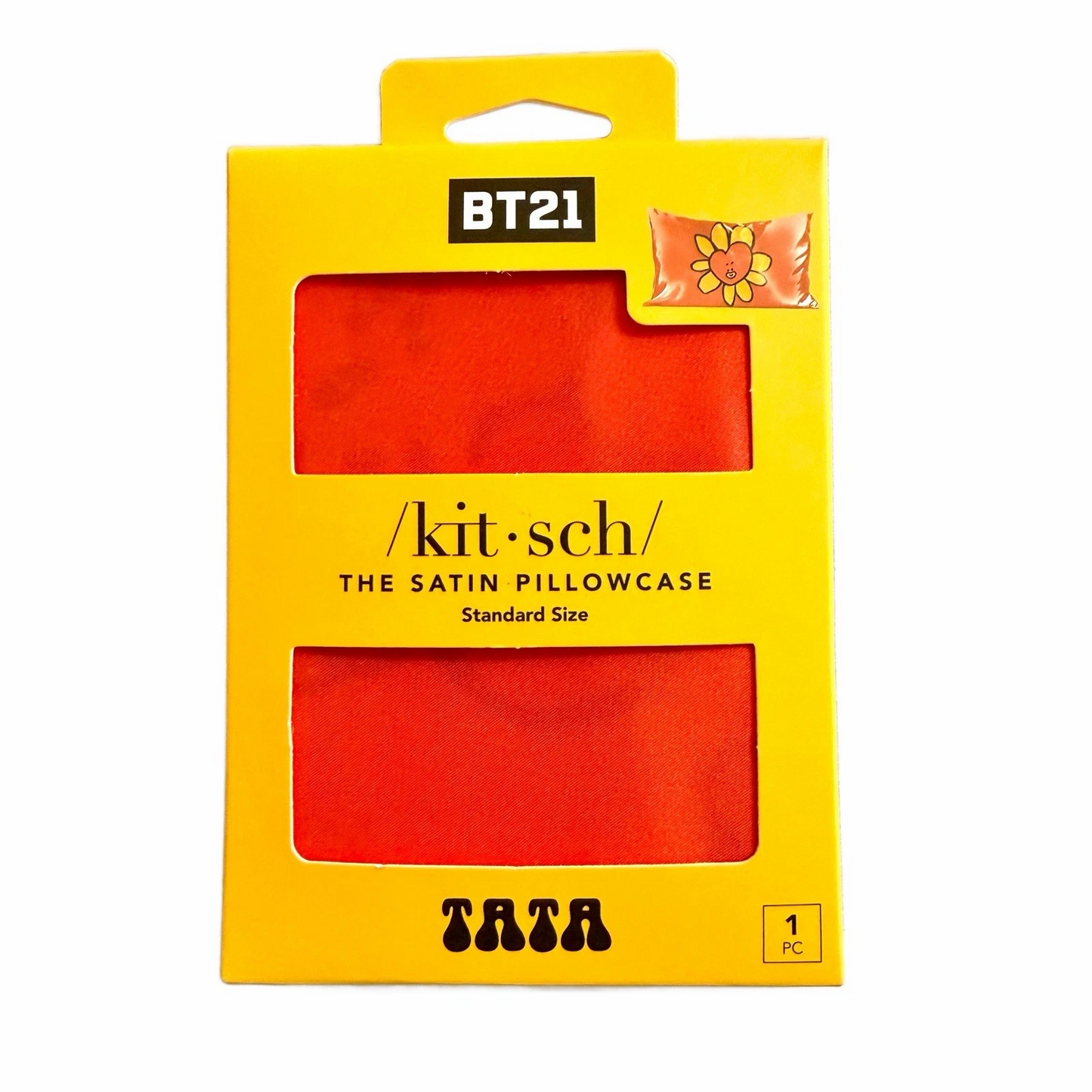 Kit•sch Satin Pillowcase w/ Zipper KITSCH