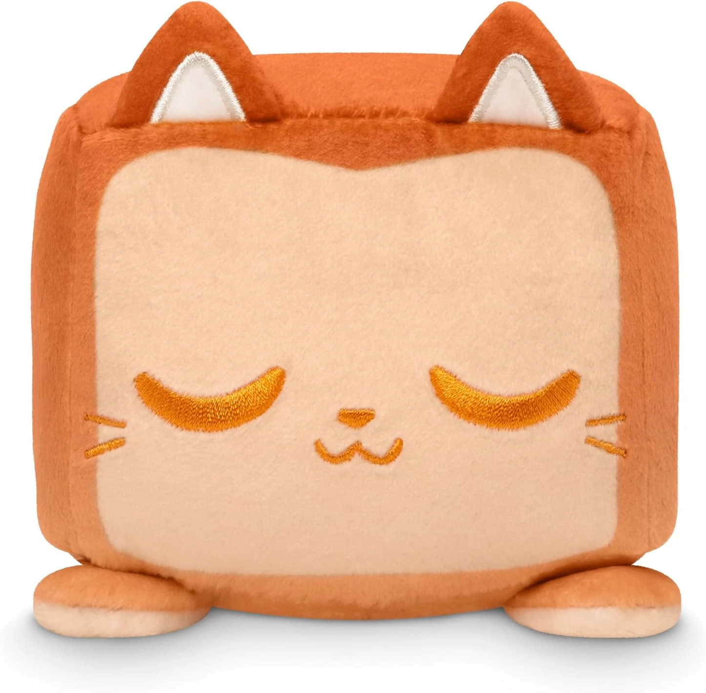 TeeTurtle Reversible Scented Bread Cat Plushie Kitty Plush Happy to Angry NWT