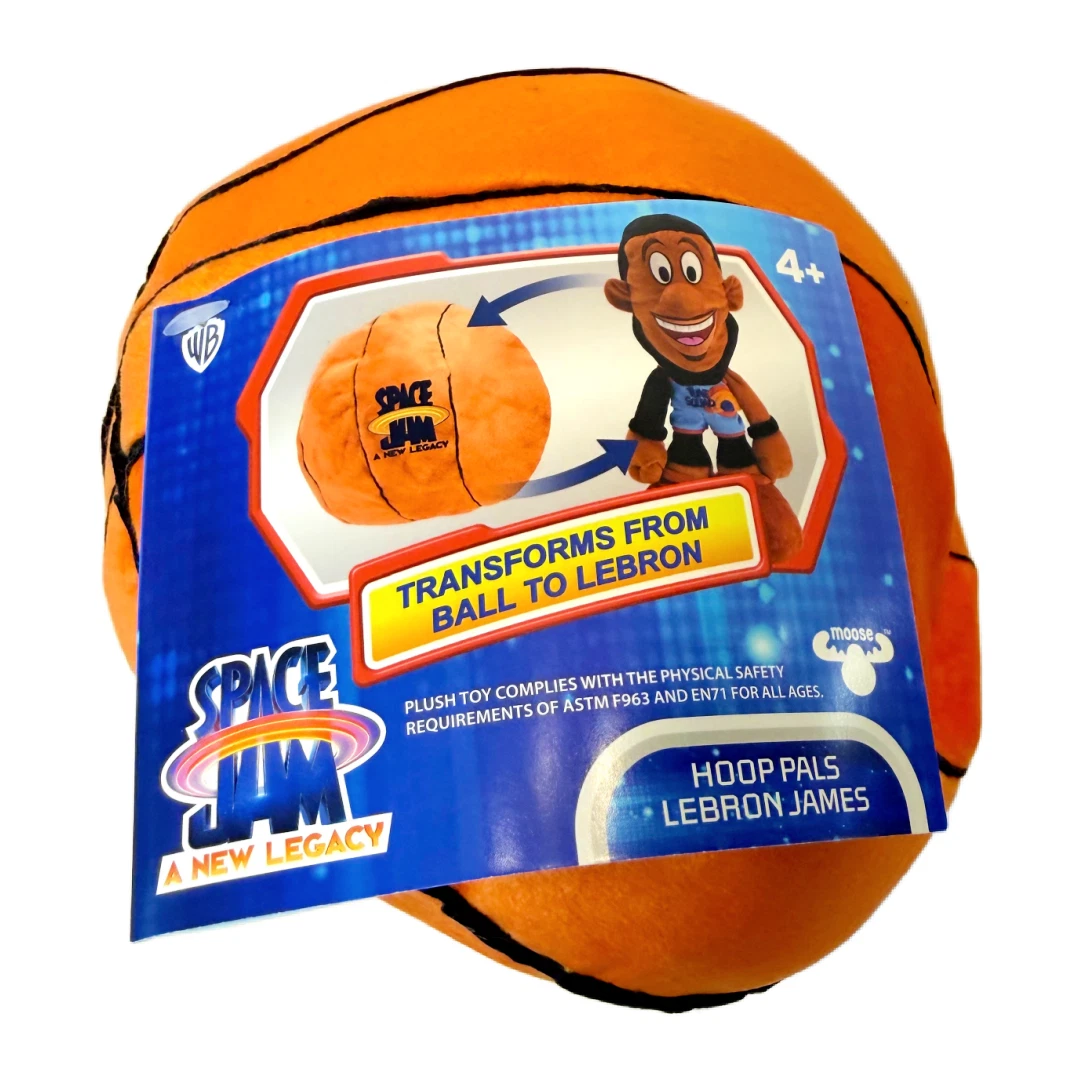 Space Jam: A New Legacy - Transforming Plush - 12" LeBron James into a Soft Plus