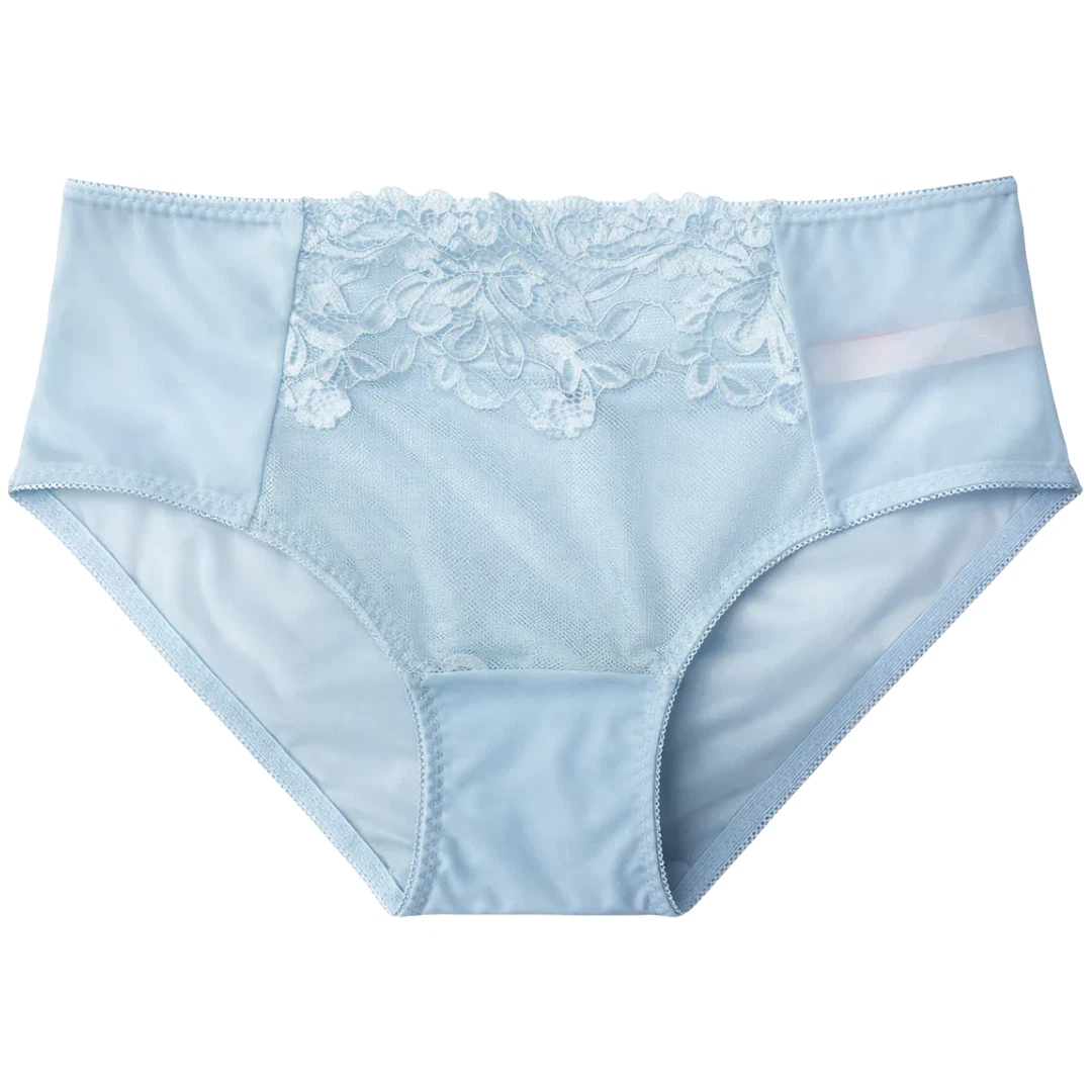 Splendies Blue Celina Lace Bikini Panties Size 4x Floral Lingerie Underwear New