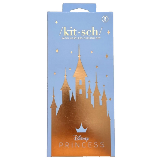 Kit•sch x Disney Satin Heatless Curling Rod & 2 Scrunchies Set in Princess Party