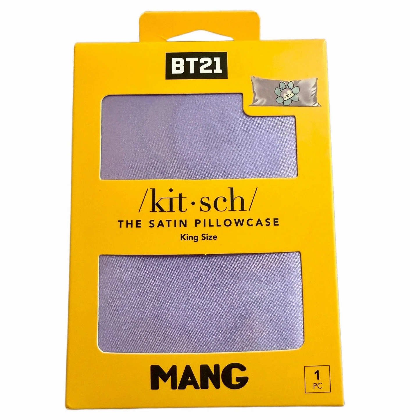 Kit•sch Satin Pillowcase w/ Zipper KITSCH