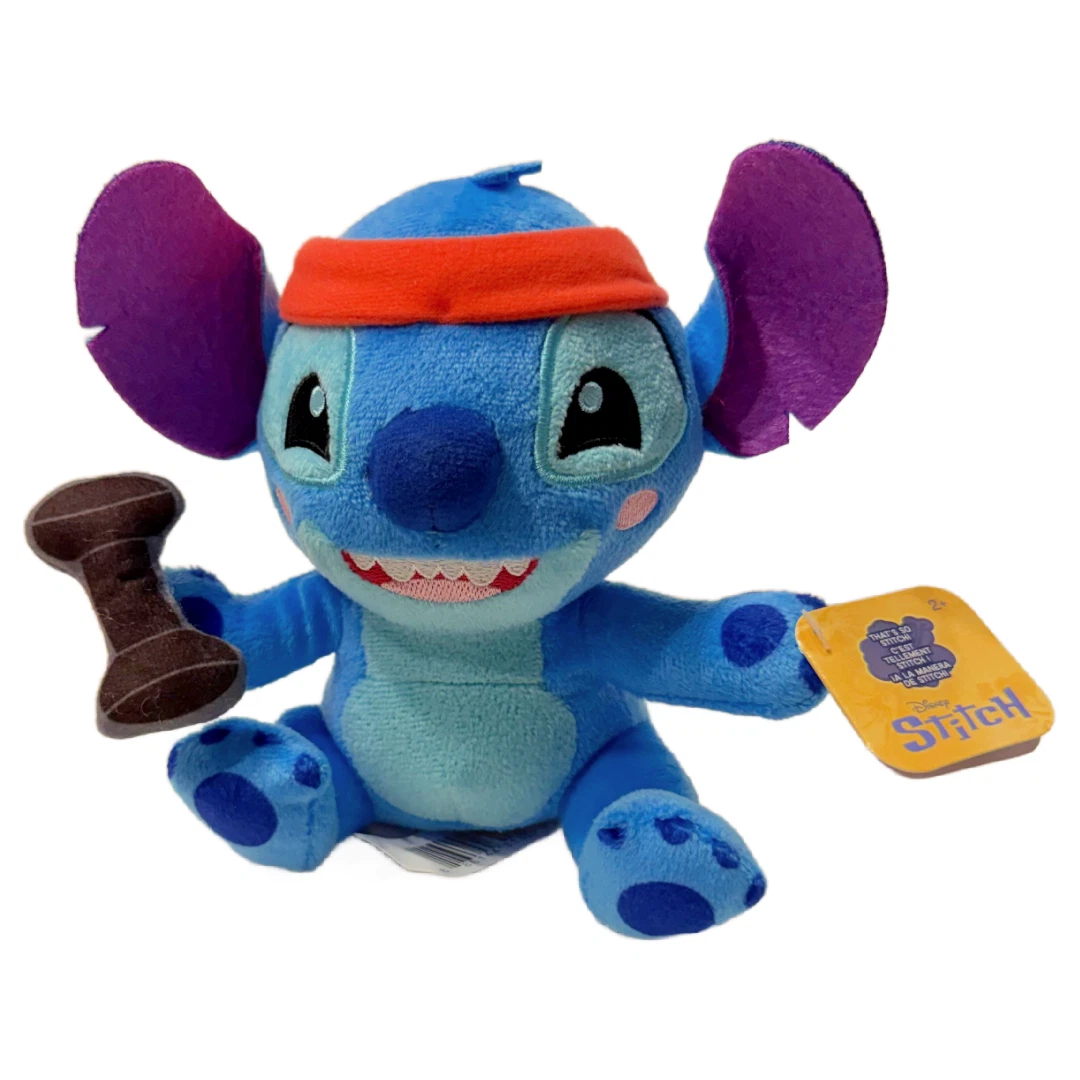 Disney That’s So STITCH w/ Barbell 7" Plush Stuffed Animal Exercise Gym NWT