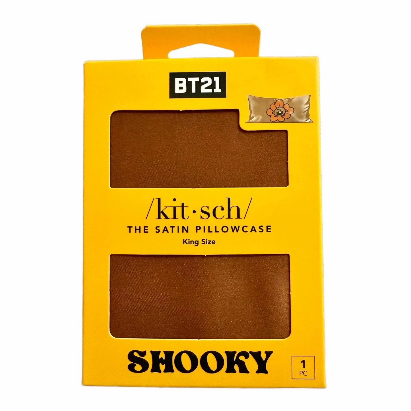 Kit•sch Satin Pillowcase w/ Zipper KITSCH