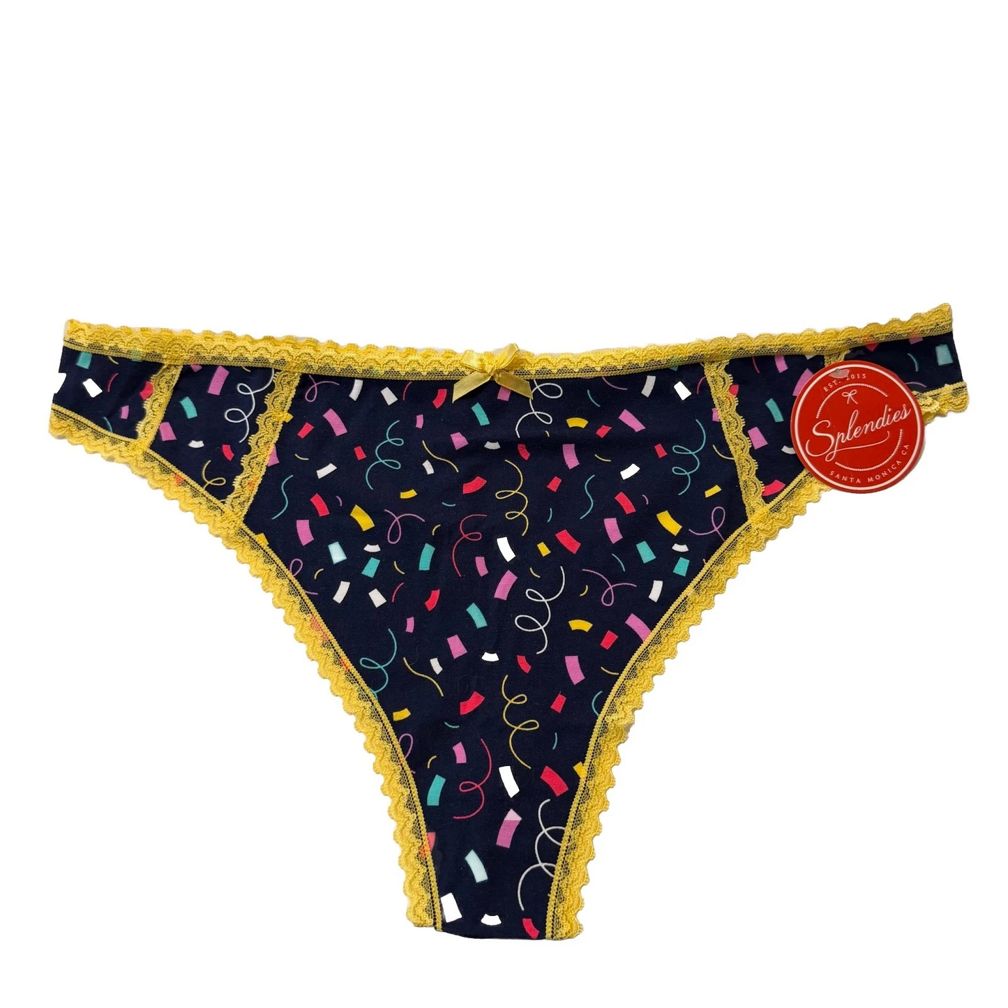 Splendies Confetti Thong Panties Party Celebrate New Pair Underwear