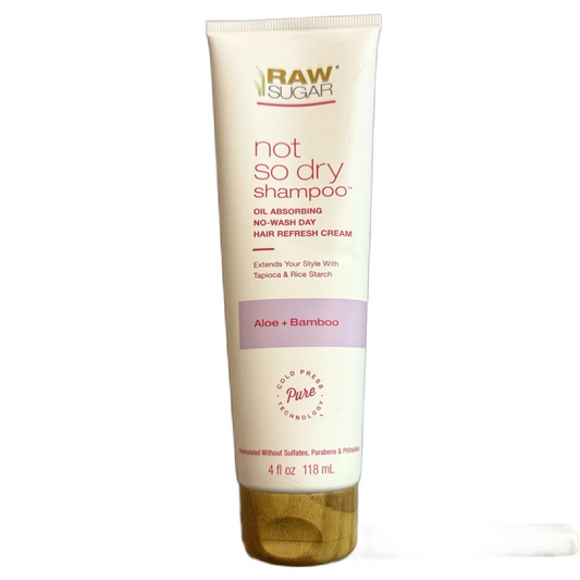 Raw Sugar Not So Dry Vegan Shampoo Aloe + Bamboo, 4 fl. oz. SEALED