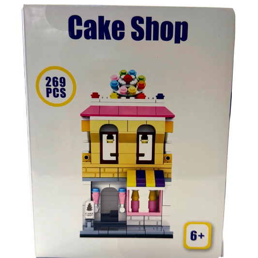 Cake Shop Building Toy Sets 269 Blocks Town Build NIB
