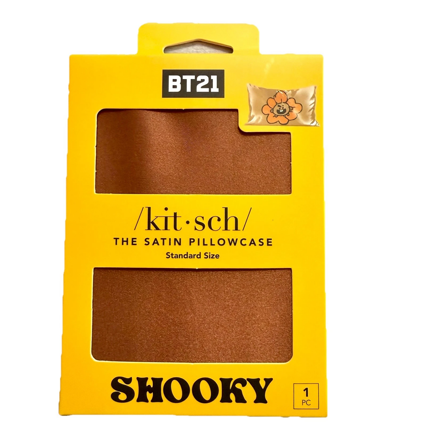Kit•sch Satin Pillowcase w/ Zipper KITSCH