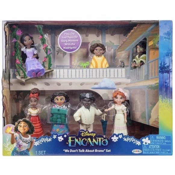 Disney Encanto We Don’t Talk About Bruno Movie Set 3" Mini Doll Play Collectible
