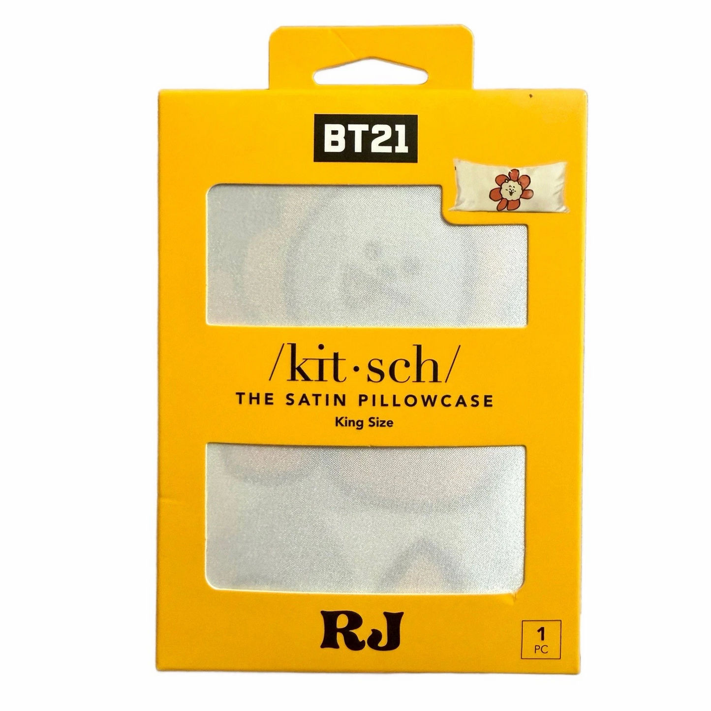 Kit•sch Satin Pillowcase w/ Zipper KITSCH