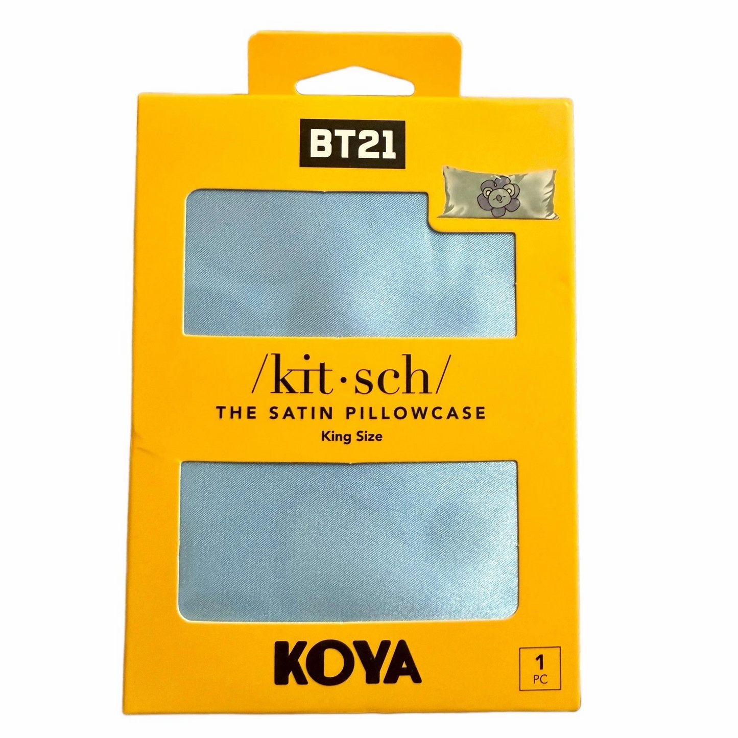 Kit•sch Satin Pillowcase w/ Zipper KITSCH