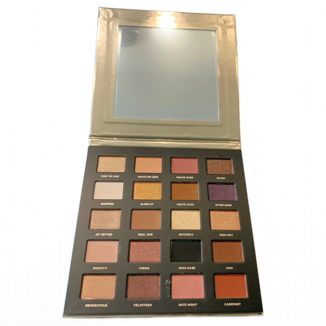 ICONIC LONDON Booming & Gleaming Eyeshadow Palette Full Size 20 Colors NEW