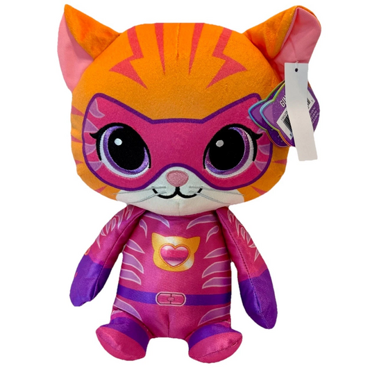 Super Kitties Ginny Plush 15" Disney Jr. NWT Stuffed Animal Hero Cat