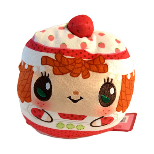 TeeTurtle Strawberry Shortcake & Custard Cat Scented Reversible Plush NWT Kawaii