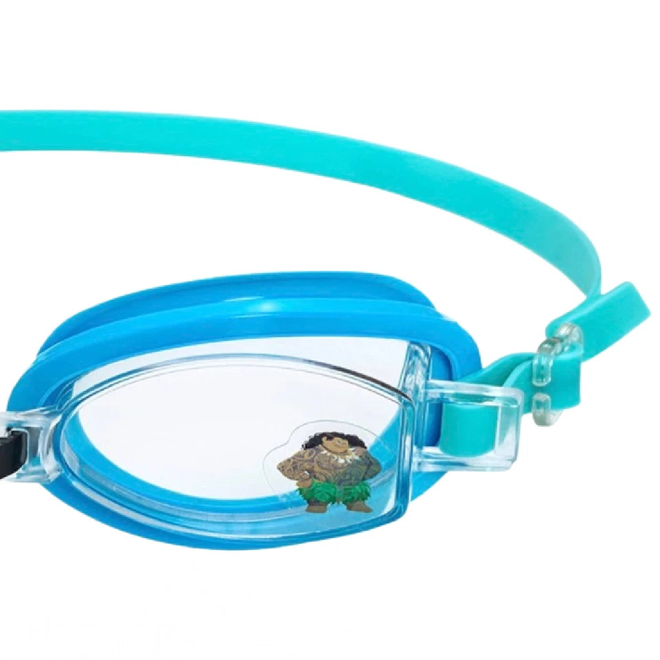 Moana Kiddie Pool 40 Inch Inflatable 3 Ring & Goggles Water Play Outdoor Summer