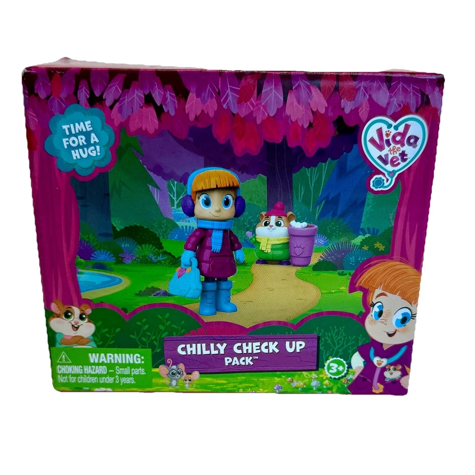 Vida The Vet Chilly Check Up & Care Friendship Toy Figures Lot of 2 Sealed Boxes