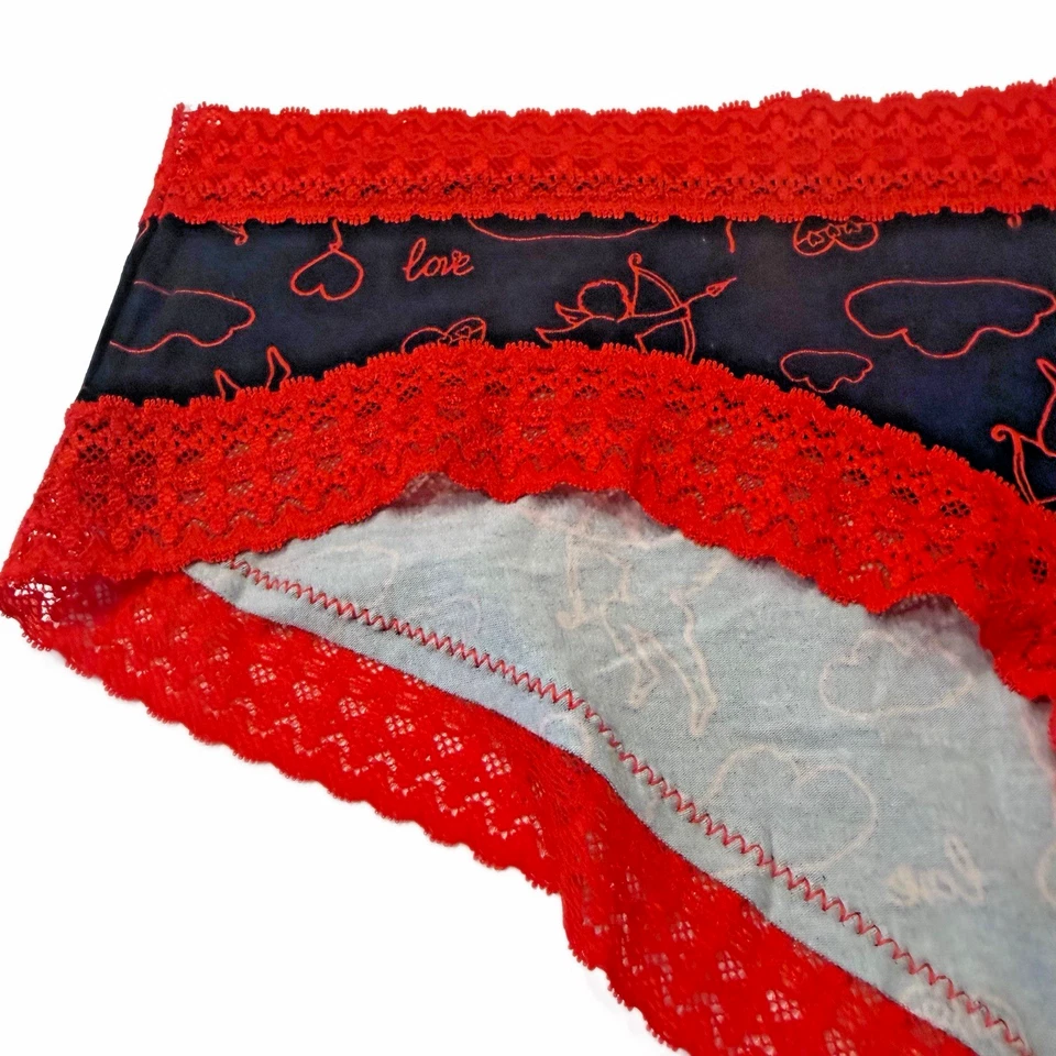 Splendies Cheeky Panties Cupid's Revenge Heart Valentine NWT