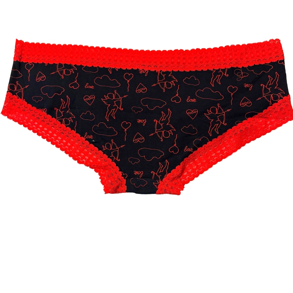 Splendies Cheeky Panties Cupid's Revenge Heart Valentine NWT