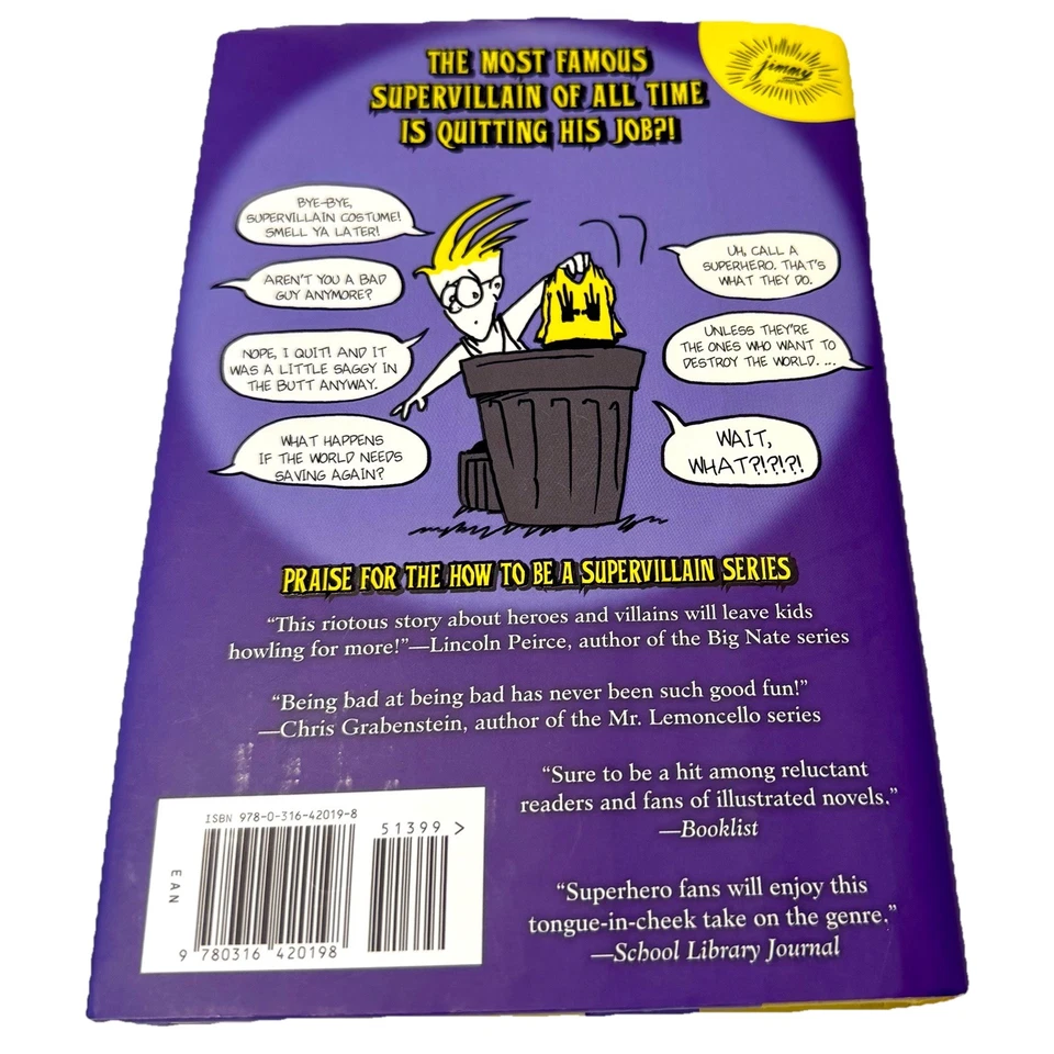 How to Be a Supervillain: Bad Guys Finish First by Michael Fry ( Hardcover) New