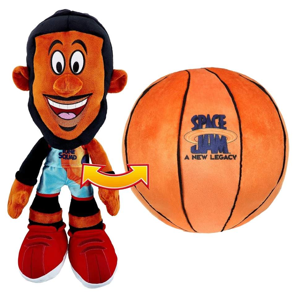 Space Jam: A New Legacy - Transforming Plush - 12" LeBron James into a Soft Plus