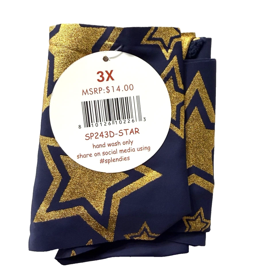 Splendies Seamless Starlight Bikini Panties Laser Cut New Pair Underwear NWT