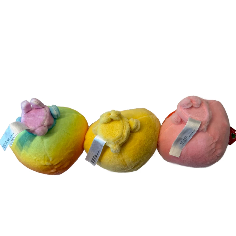 TeeTurtle Cake Scented Weighted Plush Lot of 3 Inu Dog, Red Panda, Unicorn NWT