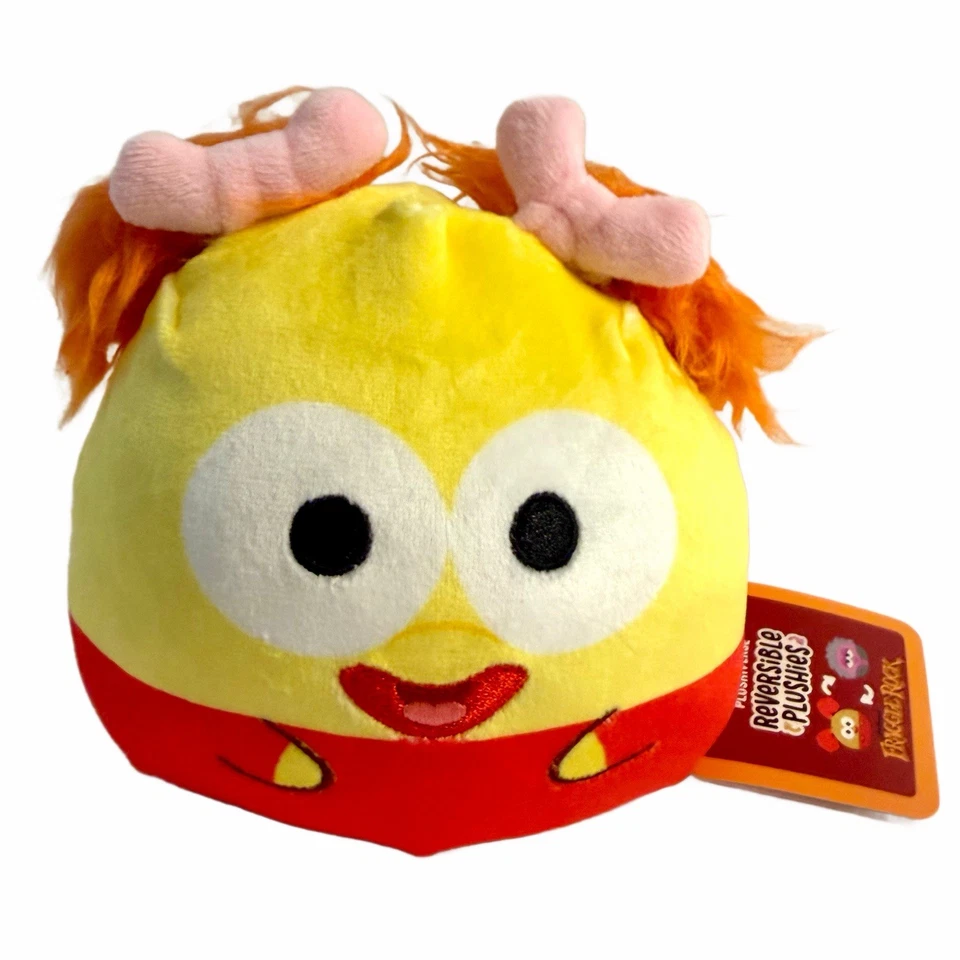 Reversible Jim Henson's Fraggle Rock Muppets Plushie Lot of 2 New Plush