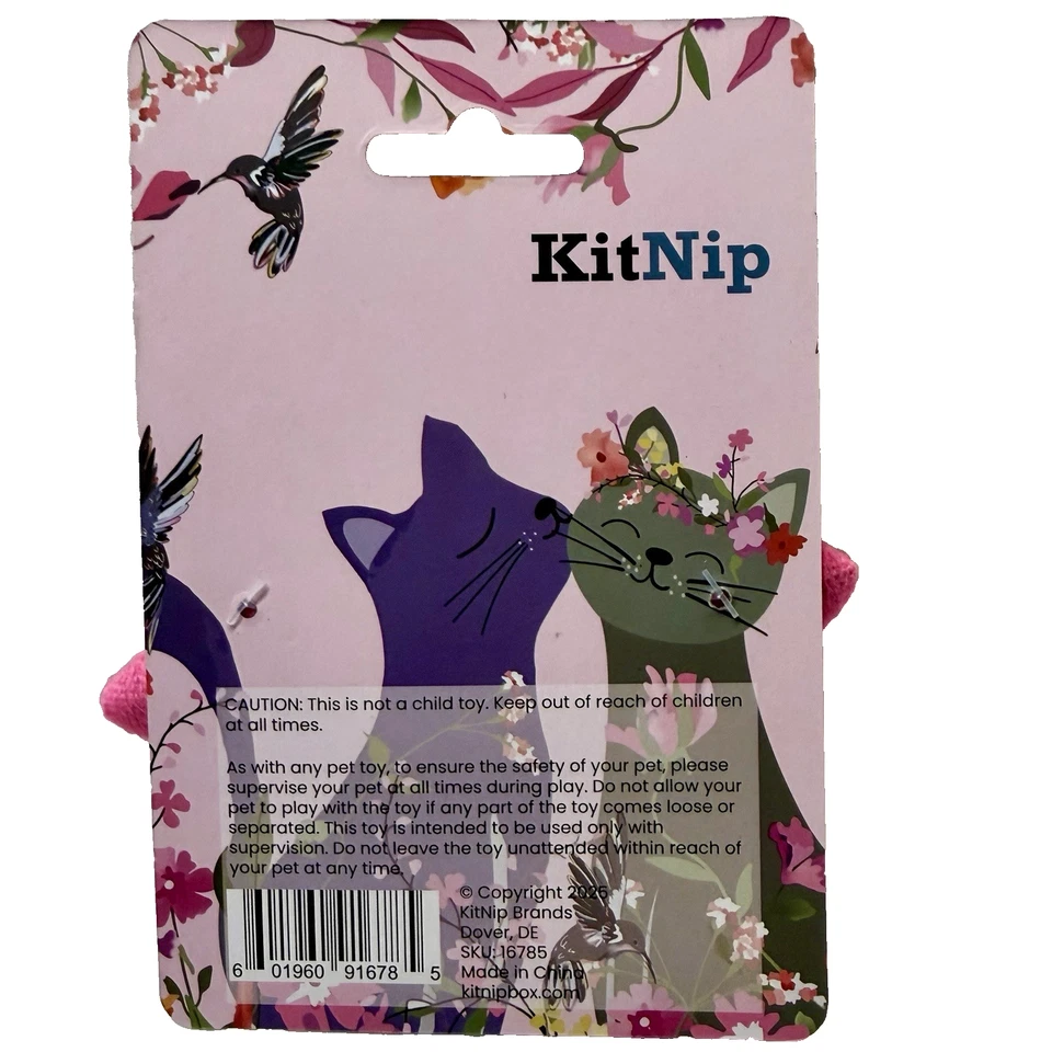 KitNip Kitty Cat LOVE Interactive Catnip Lips Plush Bird Lot of 4 Toys New