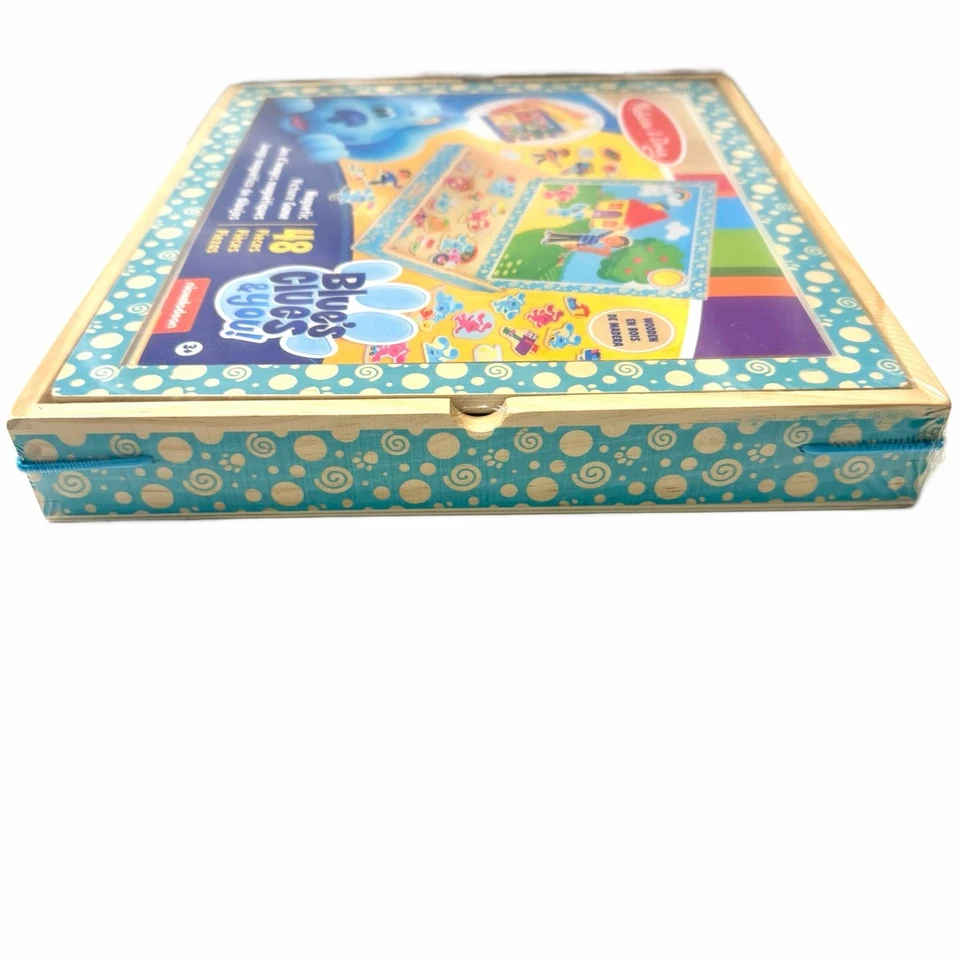 Melissa & Doug Blue's Clues You! Wooden Magnetic Picture Game 48 Pieces New