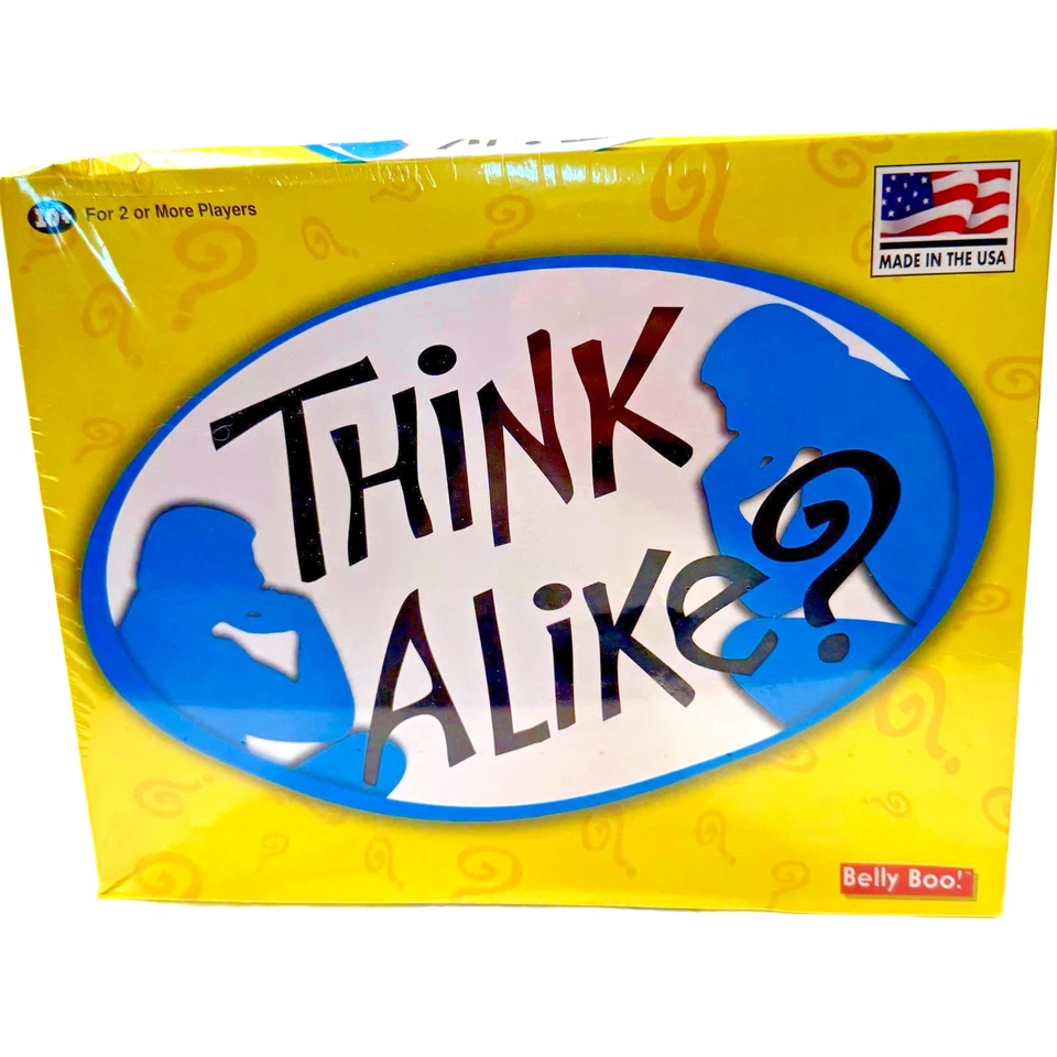 Lot of 2 Games - THINK ALIKE? & JUST SAY'N! - New/Sealed 8+ Made In USA