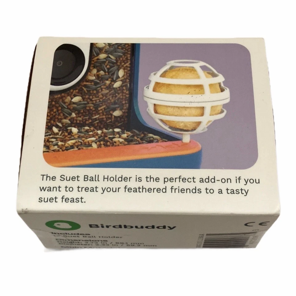 BIRD BUDDY Original Suet Ball Holder for Bird Feeders New
