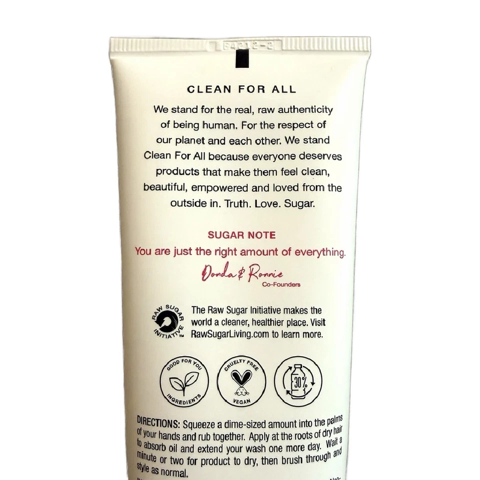 Raw Sugar Not So Dry Vegan Shampoo Aloe + Bamboo, 4 fl. oz. SEALED