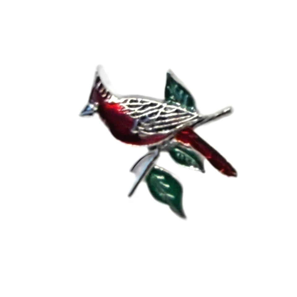 150 Pcs Cardinal Pin Sets Include Bird Brooch, Memorial Cards & Organza Bags NEW