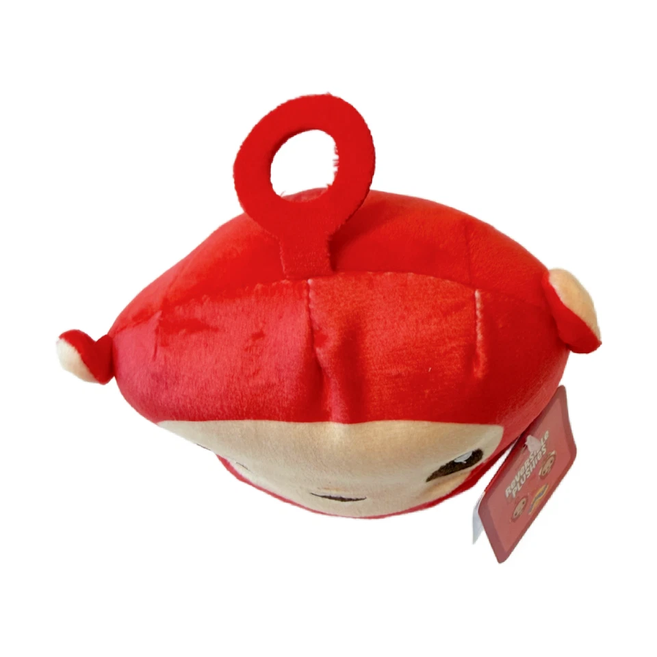 Teletubbies Plush Reversible Po, Dipsy, Laa-laa, Tinky Winky Rainbow NWT 4pc Lot