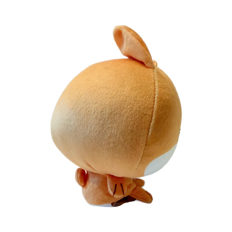 TeeTurtle Cloudheads MISO the Shiba Inu Dog Plush Embroidered Weighted NWT
