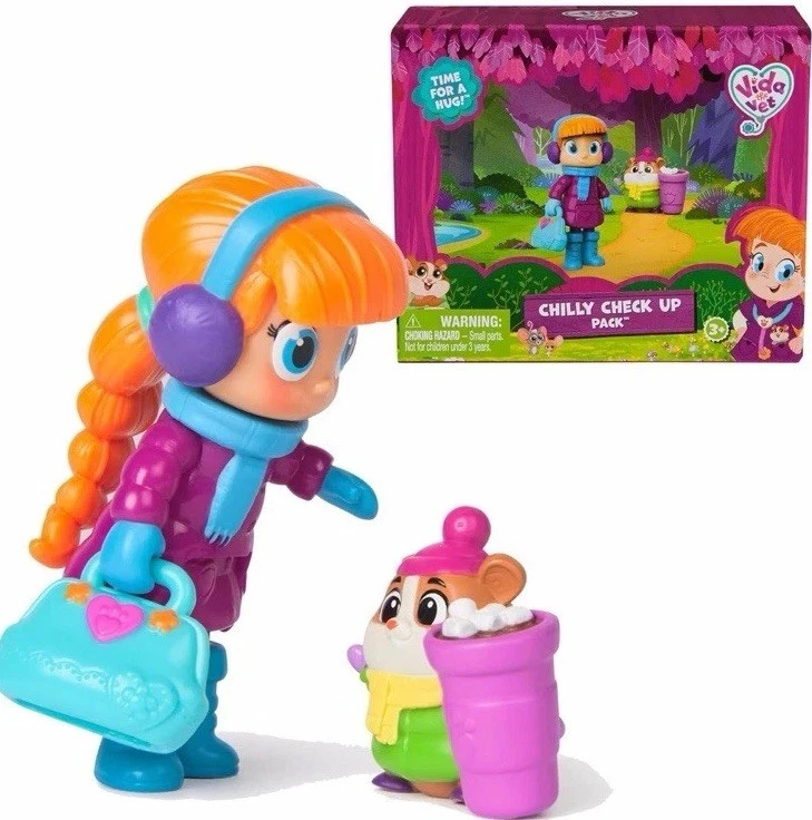 Vida The Vet Chilly Check Up & Care Friendship Toy Figures Lot of 2 Sealed Boxes