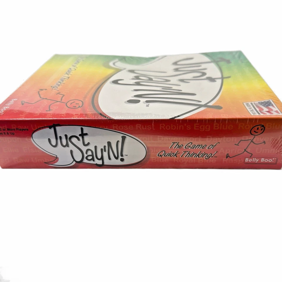 Lot of 2 Games - THINK ALIKE? & JUST SAY'N! - New/Sealed 8+ Made In USA