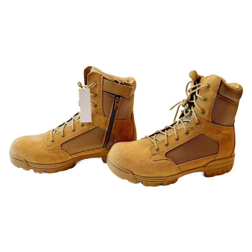 Bates E24802 Men's Tac Sport 8" Zip-up Tactical Boot, Coyote Size 13 NIB