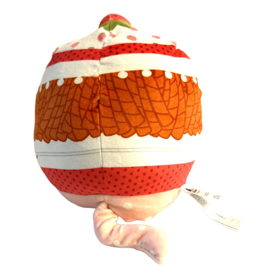 TeeTurtle Strawberry Shortcake & Custard Cat Scented Reversible Plush NWT Kawaii