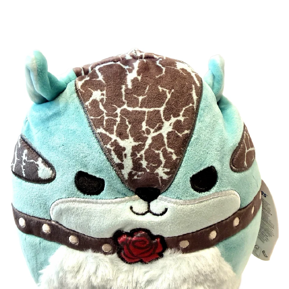 Squishmallows 8" Samsara The Teal Chipmunk w/ Choker Official Jazwares New
