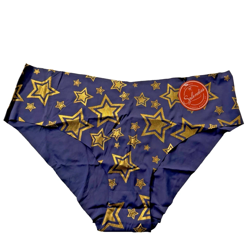 Splendies Seamless Starlight Bikini Panties Laser Cut New Pair Underwear NWT