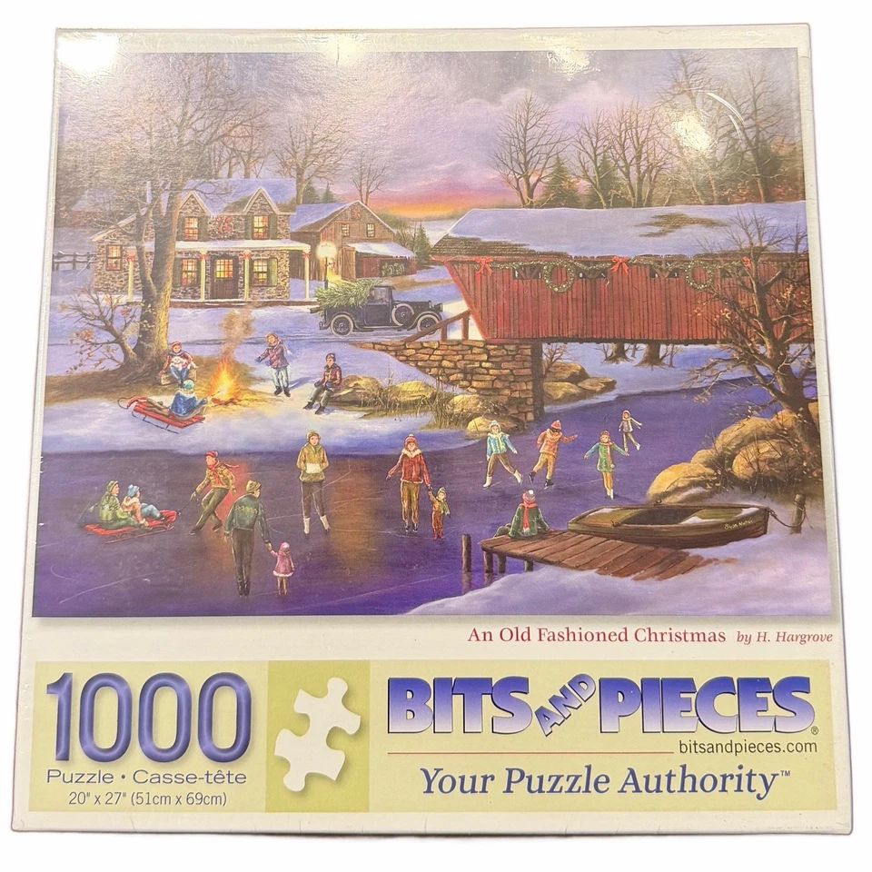 Lot of 5 SEALED 1000 Piece Jigsaw Puzzles Americana Animals Horses Ships Snow