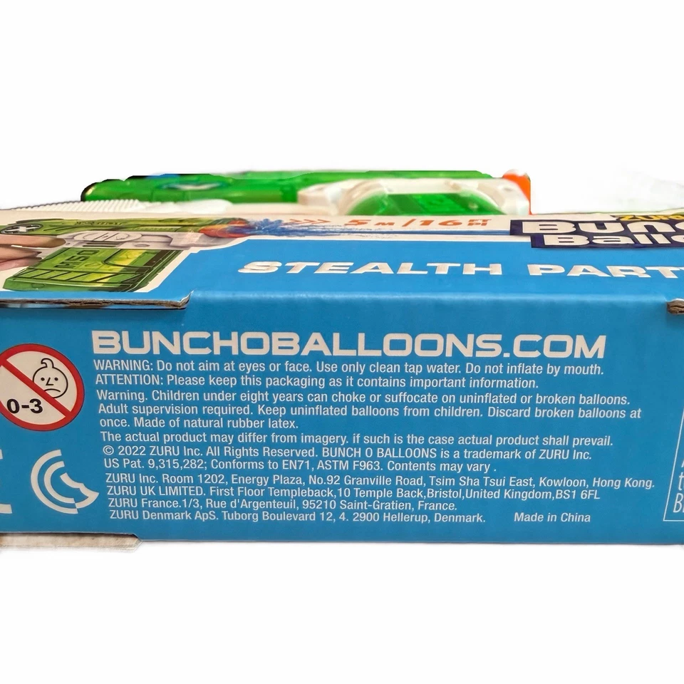 2 Zuru X Shot Water Blasters 30 Self-Sealing Bunch O Balloons Stealth Soaker Lot