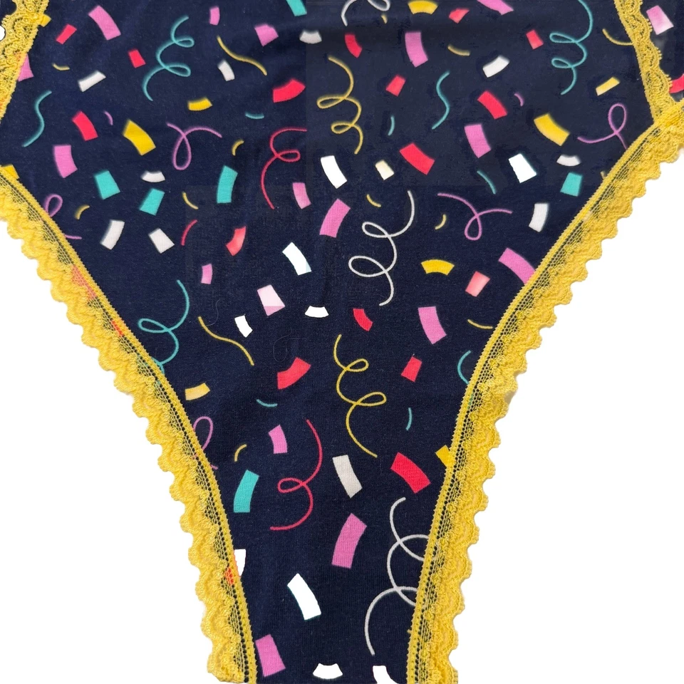 Splendies Confetti Thong Panties Party Celebrate New Pair Underwear